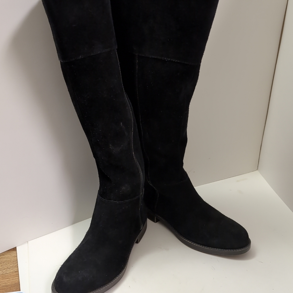 Franco Sarto black boots, size 4